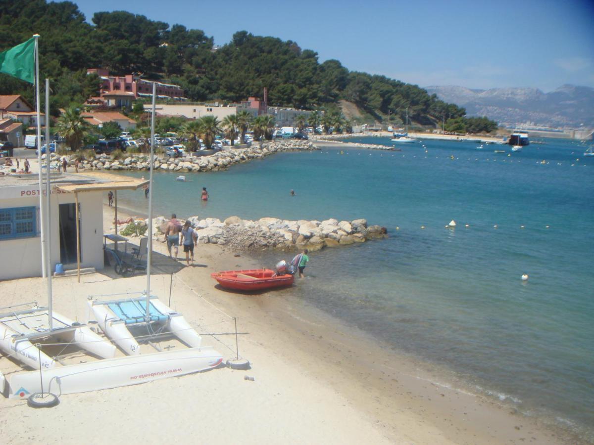 Petite Etoile De Mer - Studio Hyper Equipe A 150M D'Une Plage De Sable Fin Grande Terrasse Presqu'Ile De Charme Saint-Mandrier-sur-Mer Buitenkant foto